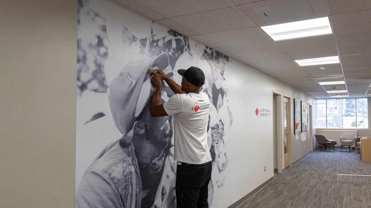 Installation Wall graphic installation